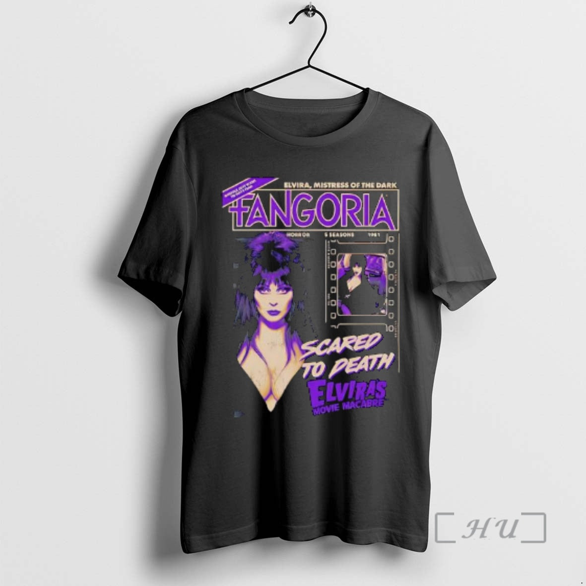 Officials Fangoria Elviras Movie Macabre Mistress Of The Dark T-Shirts, Hoodie, Sweatshirt | PopFlextees.com