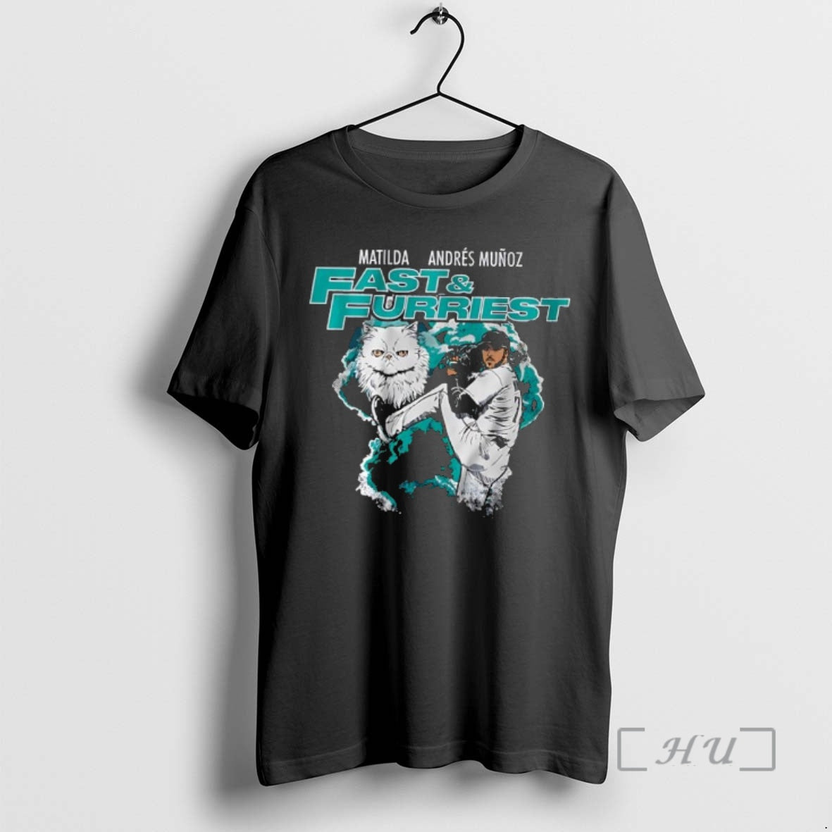 Officials Fast Furriest Andres Munoz Seattle Mariners Stylish T-Shirts, Hoodie, Sweatshirt | PopFlextees.com