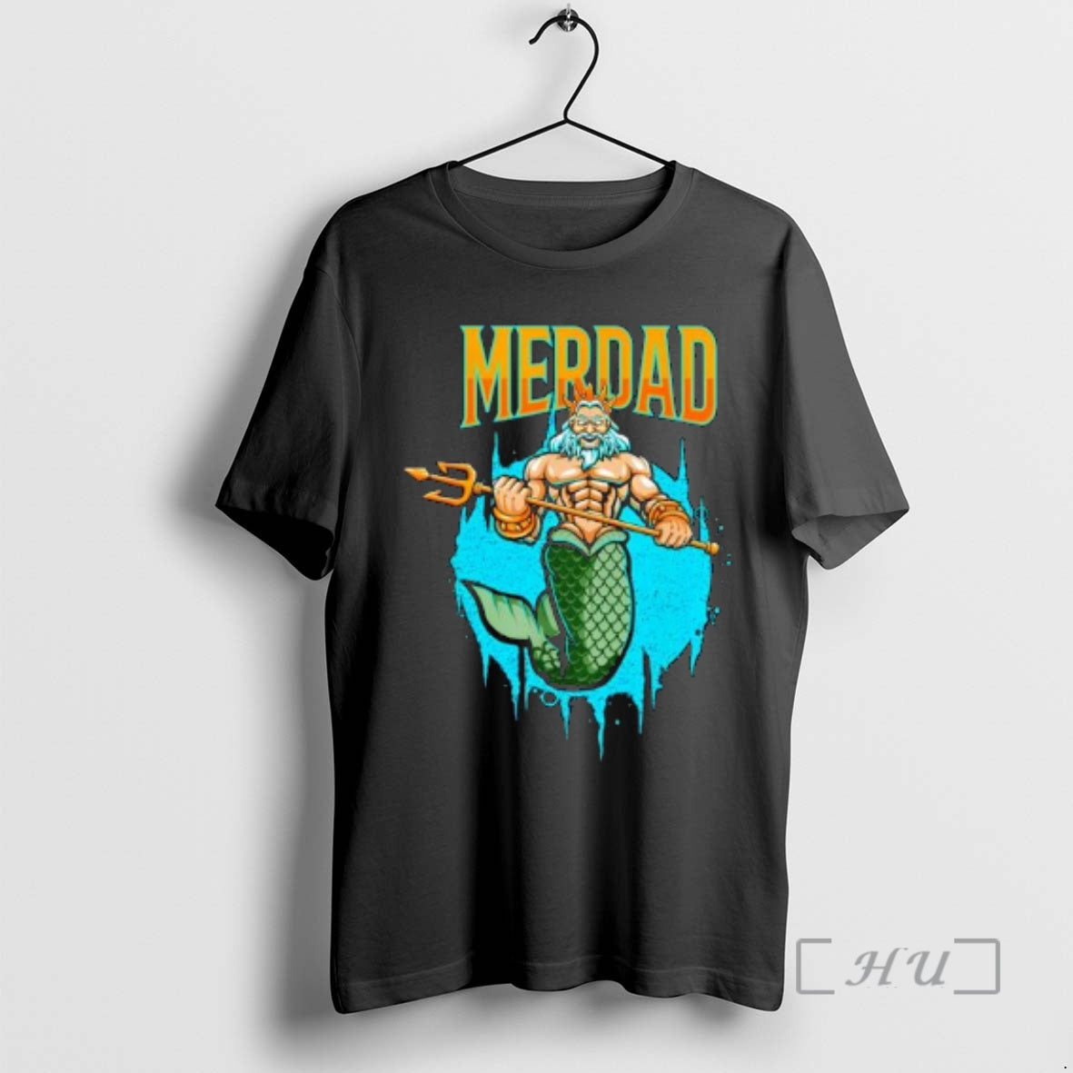 Officials Fathers Day Grandfather Mermaid Merdad T-Shirts, Hoodie, Sweatshirt | PopFlextees.com