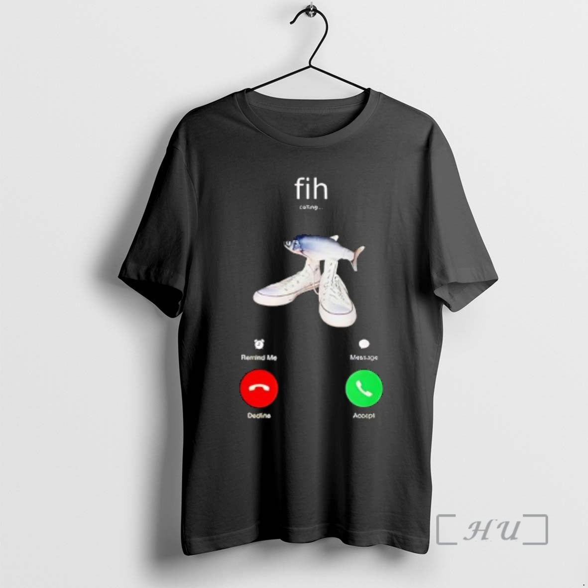 Officials Fih Calling Remind Me Message Decline Accept Phone Call Fish T-Shirts, Hoodie, Sweatshirt