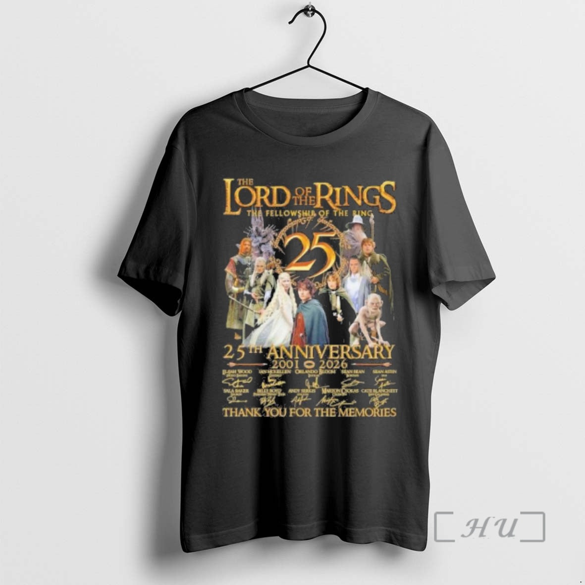 Officials Final The Lord Of The Rings 25th Anniversary 2001 2026 Premium T Shirts Sweater Hoodie, Sweatshirt