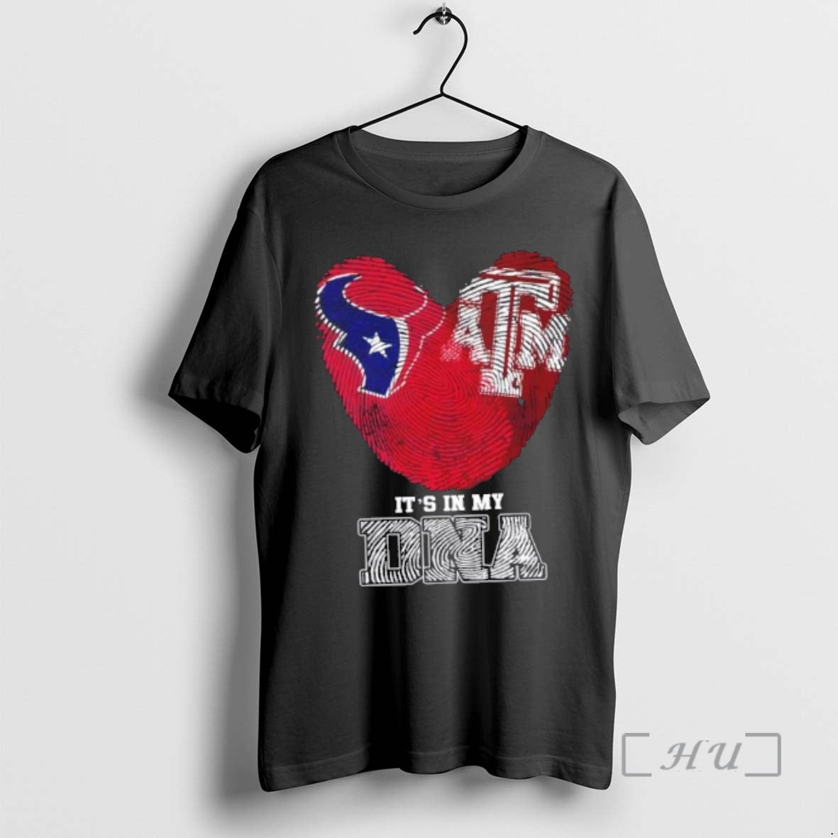 Officials Fingerprints Houston Texans X Texas Am Aggies Its In My Dna Premium T Shirts Hoodie, Sweatshirt | PopFlextees.com