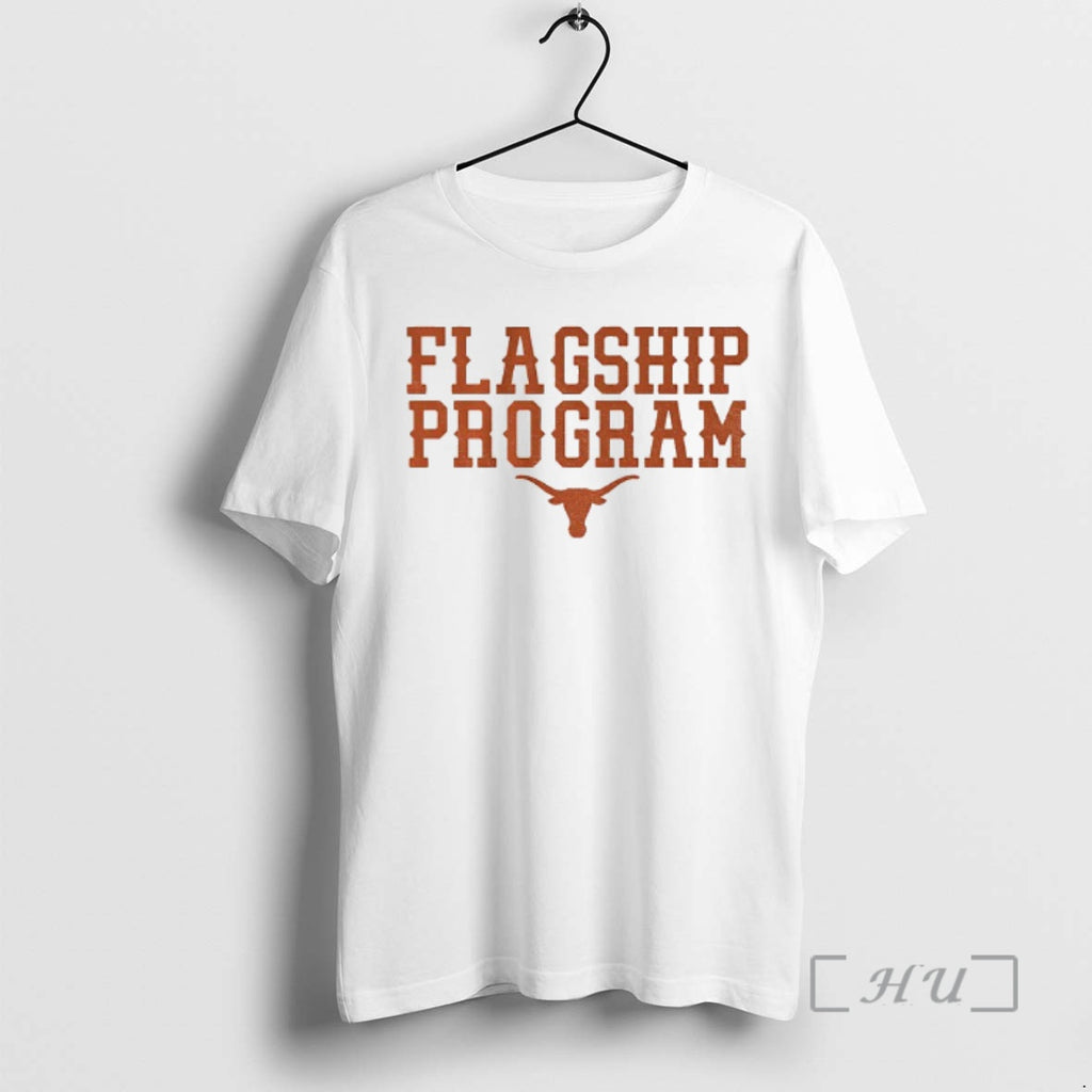 Officials Flagship Program Texas Longhorns Football 2025 Logo T-Shirts, Hoodie, Sweatshirt | PopFlextees.com