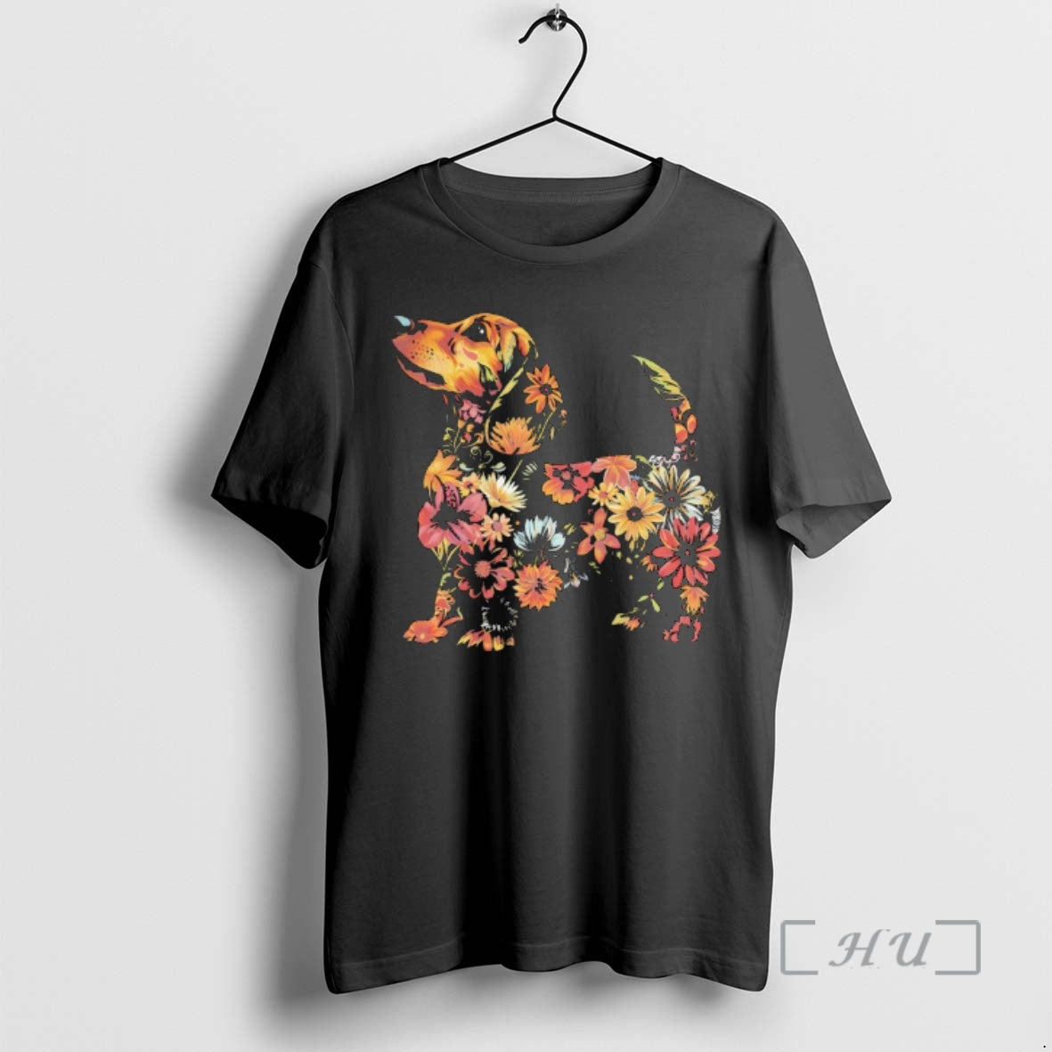 Officials Floral Dachshund Vintage T-Shirts, Hoodie, Sweatshirt | PopFlextees.com