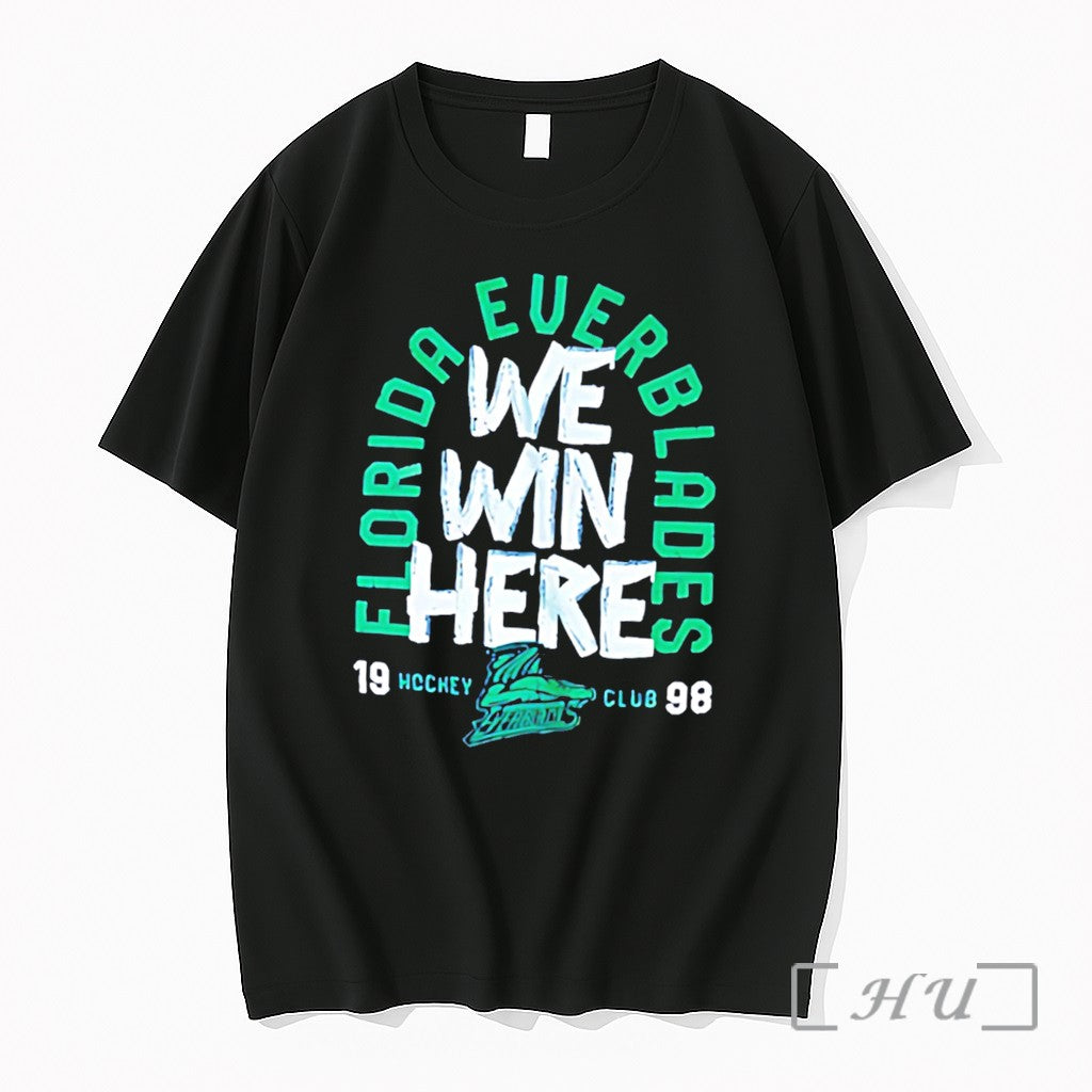 Officials Florida Everblades We Win Here 1998 Tee