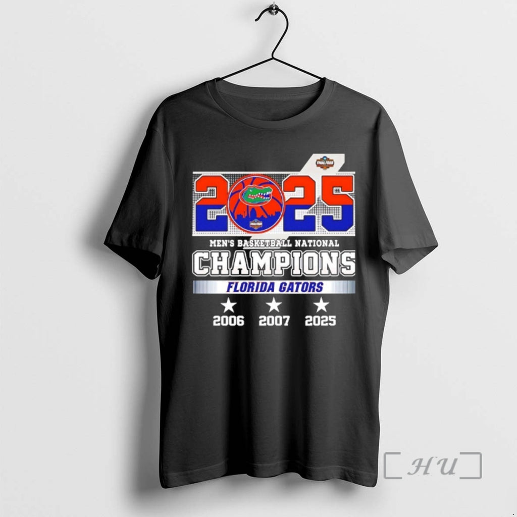 Officials Florida Gators 2025 Mens Basketball National Champions 3 Time T-Shirts, Hoodie, Sweatshirt | PopFlextees.com