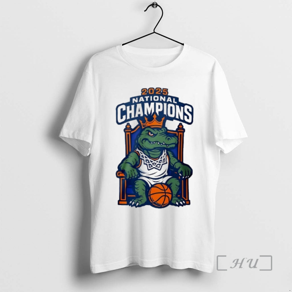 Officials Florida Gators Basketball National Champions 2025 Mascot T-Shirts, Hoodie, Sweatshirt | PopFlextees.com