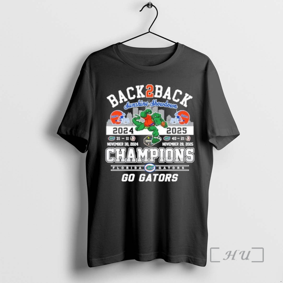Officials Florida Gators Beat Seminoles Again Sunshine Showdown Champions Back 2 Back Premium T Shirts Hoodie, Sweatshirt