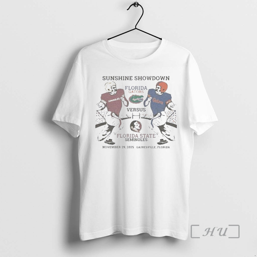 Officials Florida Gators Football Sunshine Showdown Vs Florida State 2025 T-Shirts, Hoodie, Sweatshirt | PopFlextees.com