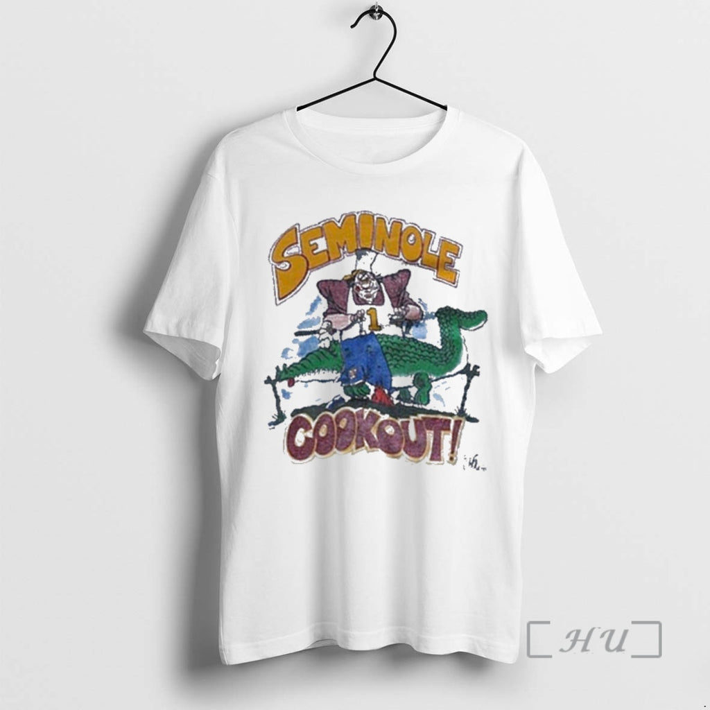 Officials Florida State Florida Gators Seminole Cookout 2025 T-Shirts, Hoodie, Sweatshirt | PopFlextees.com
