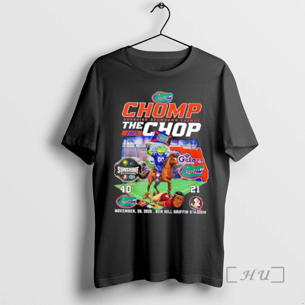 Officials Florida Gators Sunshine Showdown Champs 2025 Chomp The Chop T-Shirts, Hoodie, Sweatshirt | PopFlextees.com