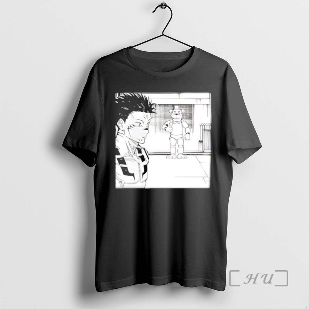 Officials Fnaf Jjk Anime Comic T-Shirts, Hoodie, Sweatshirt | PopFlextees.com