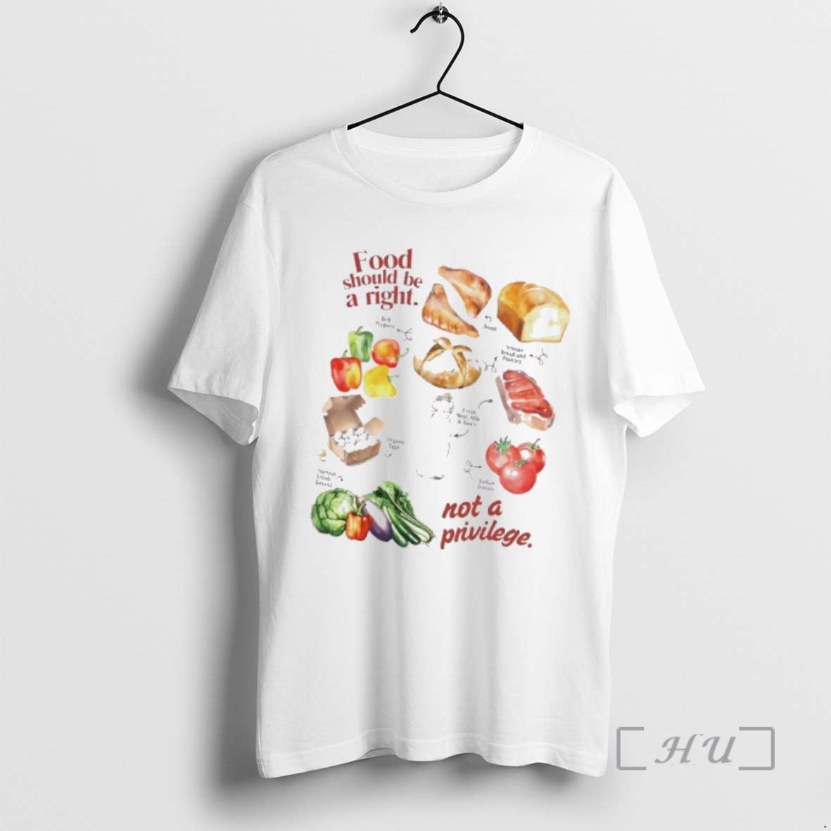 Officials Food Should Be A Right Not A Privilege T-Shirts, Hoodie, Sweatshirt | PopFlextees.com