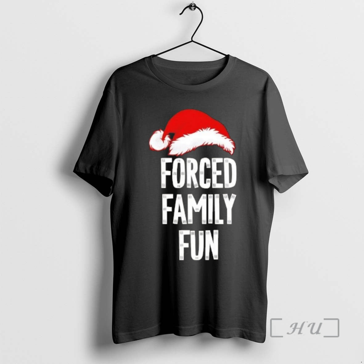 Officials Forced Family Fun Santa Hat T-Shirts, Hoodie, Sweatshirt | PopFlextees.com