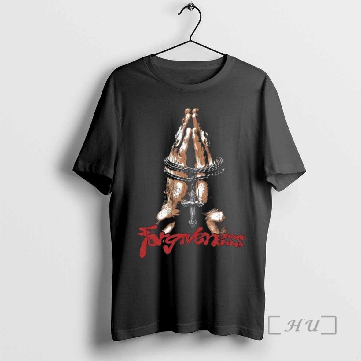 Officials Forgiveness Praying Hands Crucifix Necklace Woman T-Shirts, Hoodie, Sweatshirt