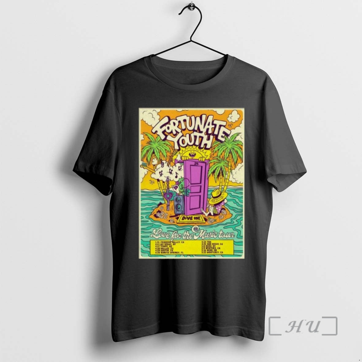 Officials Fortunate Youth Love For The Music Tour 2026 T-Shirts, Hoodie, Sweatshirt | PopFlextees.com