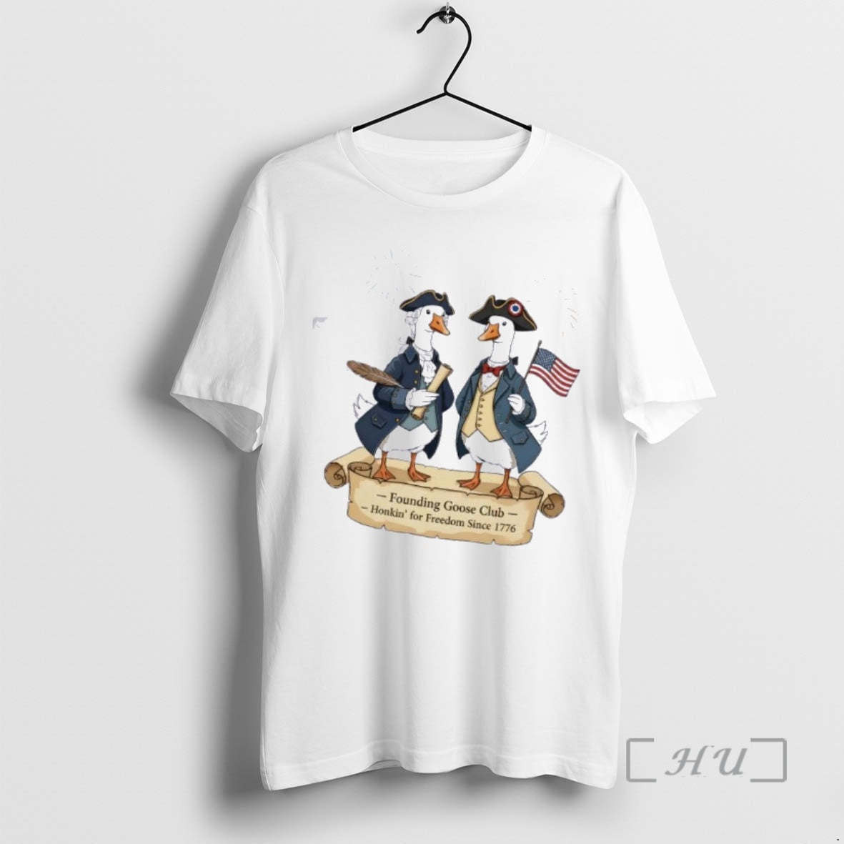 Officials Founding Goose Club Honkin For Freedom Since 1776 T-Shirts, Hoodie, Sweatshirt | PopFlextees.com