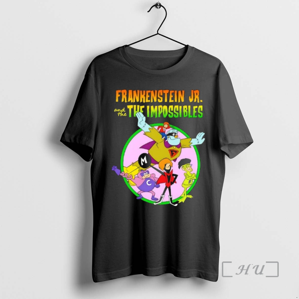 Officials Frankenstein Jr And The Impossibles Cartoon Retro T-Shirts, Hoodie, Sweatshirt | PopFlextees.com
