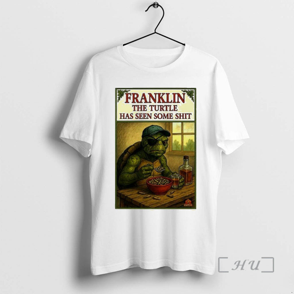 Officials Franklin The Turtle Has Seen Some Shit T-Shirts, Hoodie, Sweatshirt | PopFlextees.com
