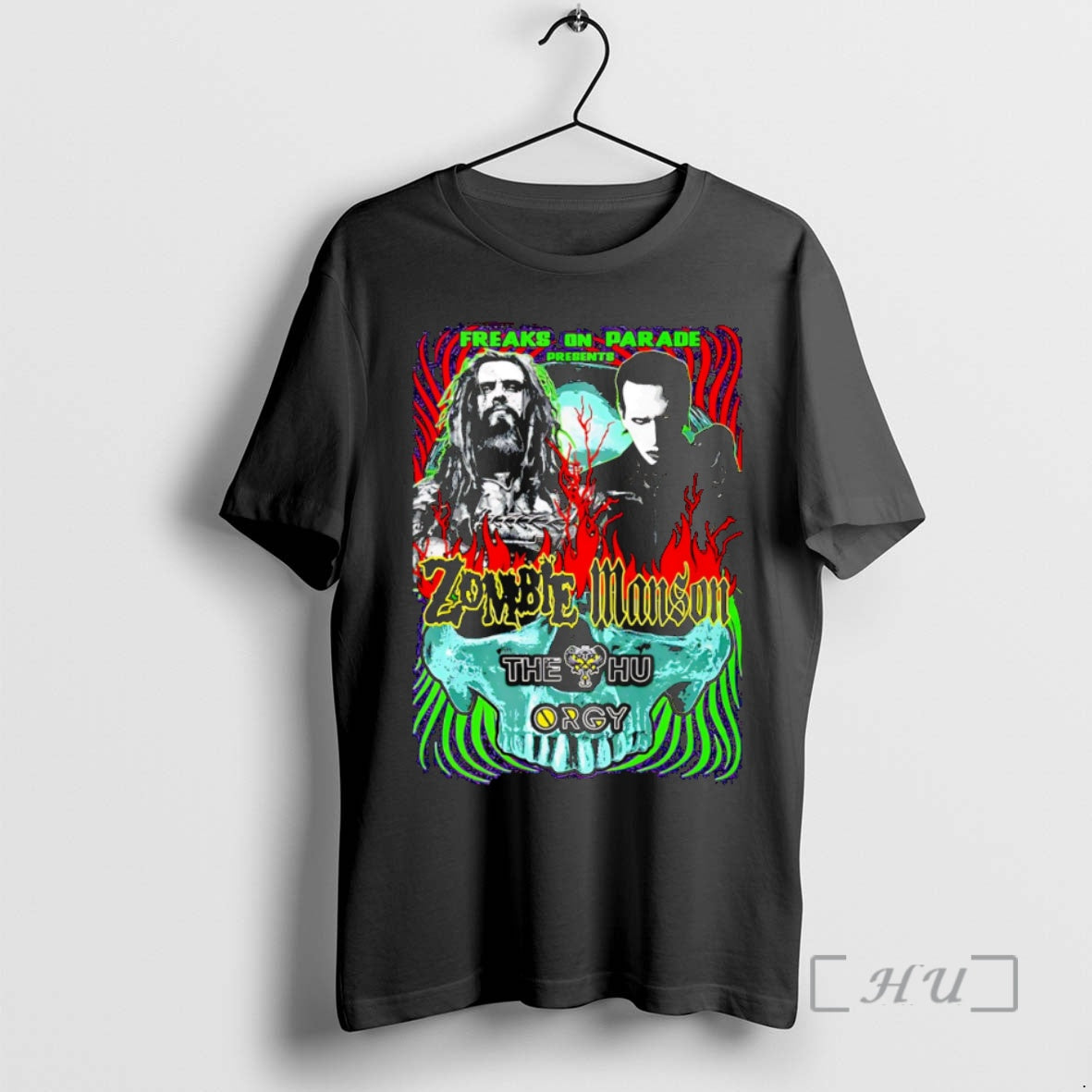 Officials Freaks On Parade Tour Zombie Manson T-Shirts, Hoodie, Sweatshirt | PopFlextees.com