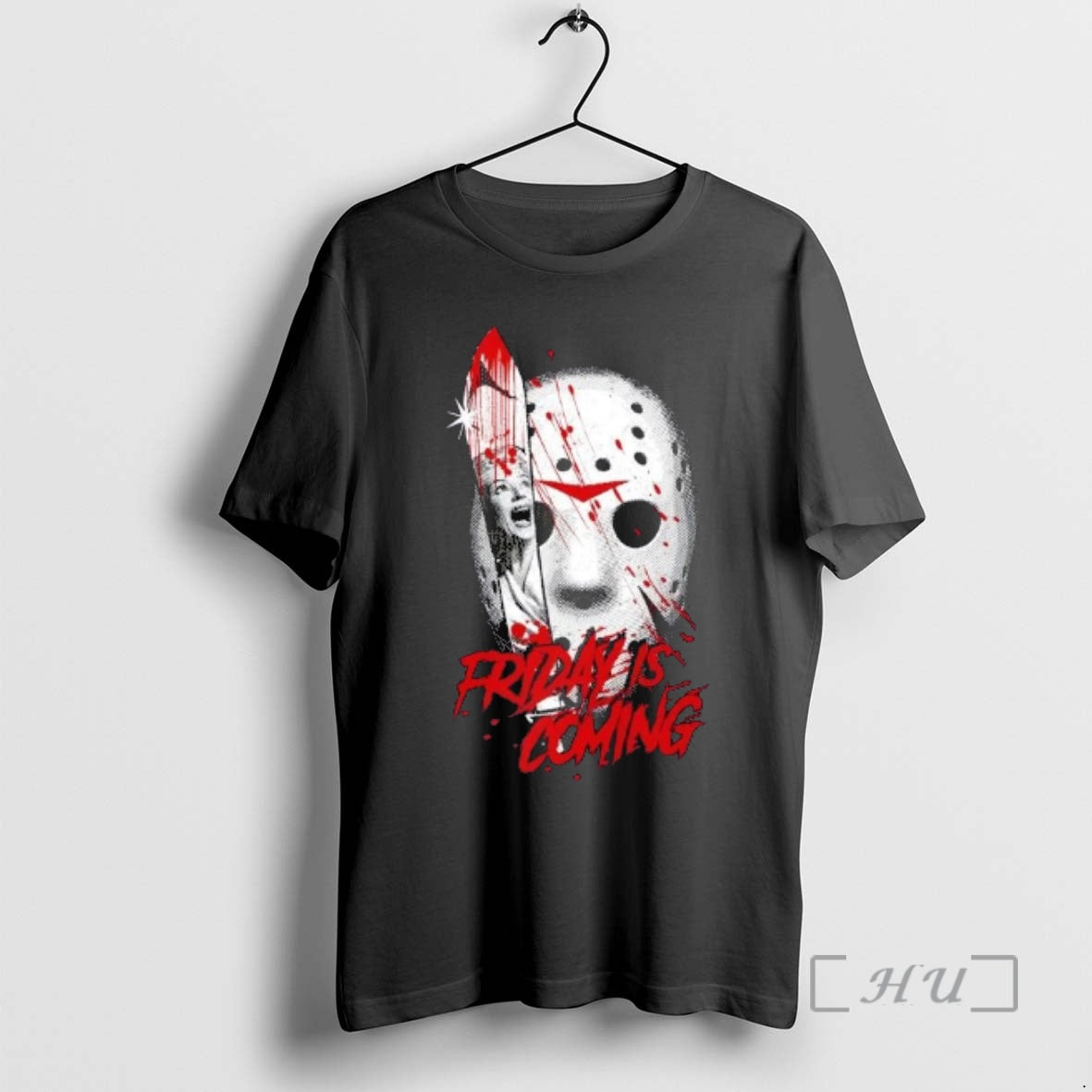 Officials Friday Is Coming Horror Movie Graphic T-Shirts, Hoodie, Sweatshirt | PopFlextees.com
