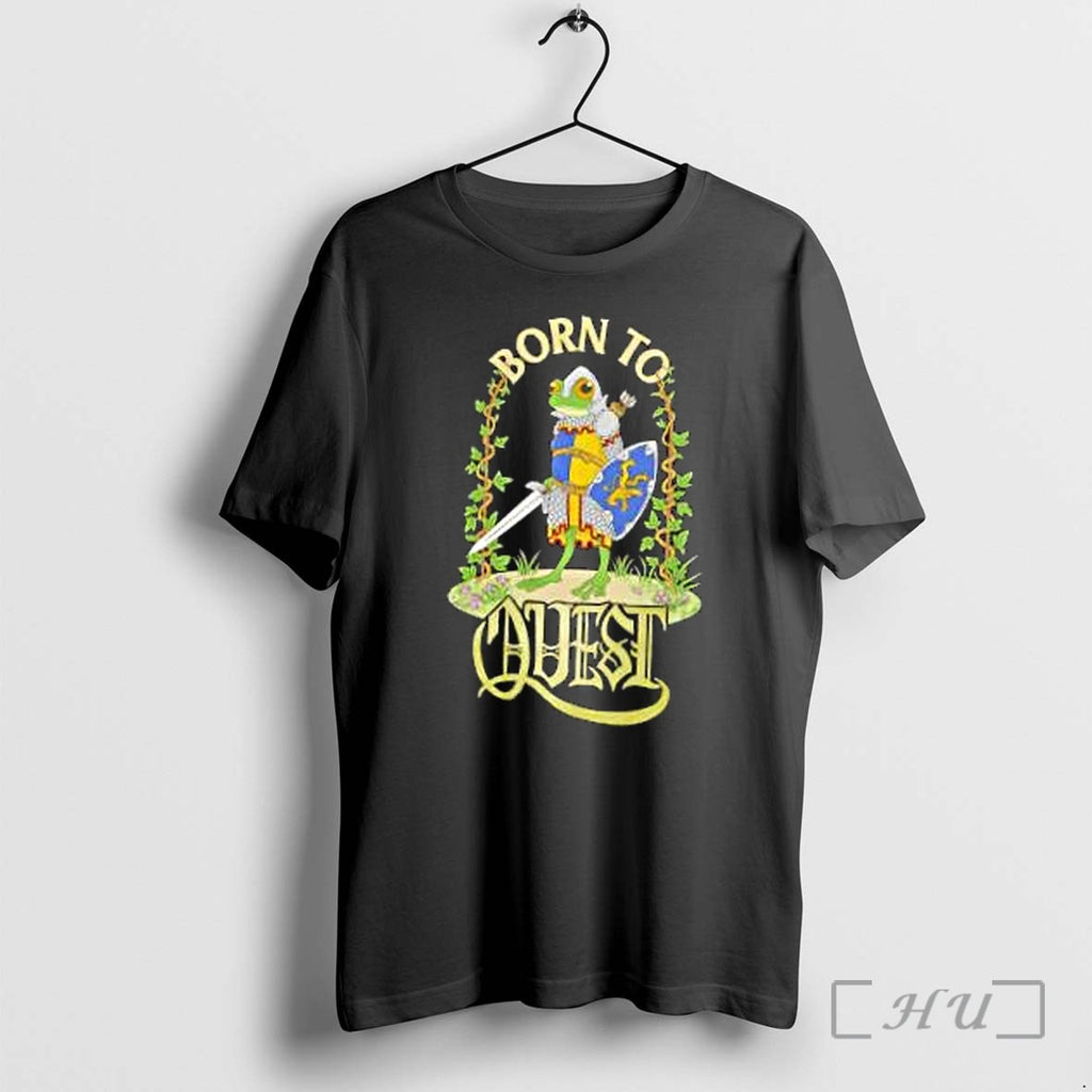 Officials Frog Born To Quest Premium T Shirts Sweater Hoodie Jpg