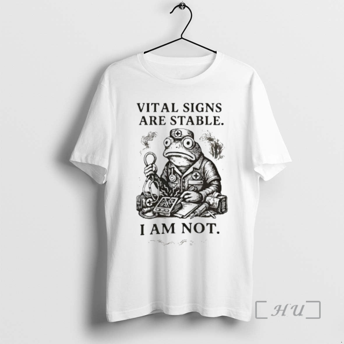Officials Frog Medic Vital Signs Are Stable I Am Not T-Shirts, Hoodie, Sweatshirt | PopFlextees.com