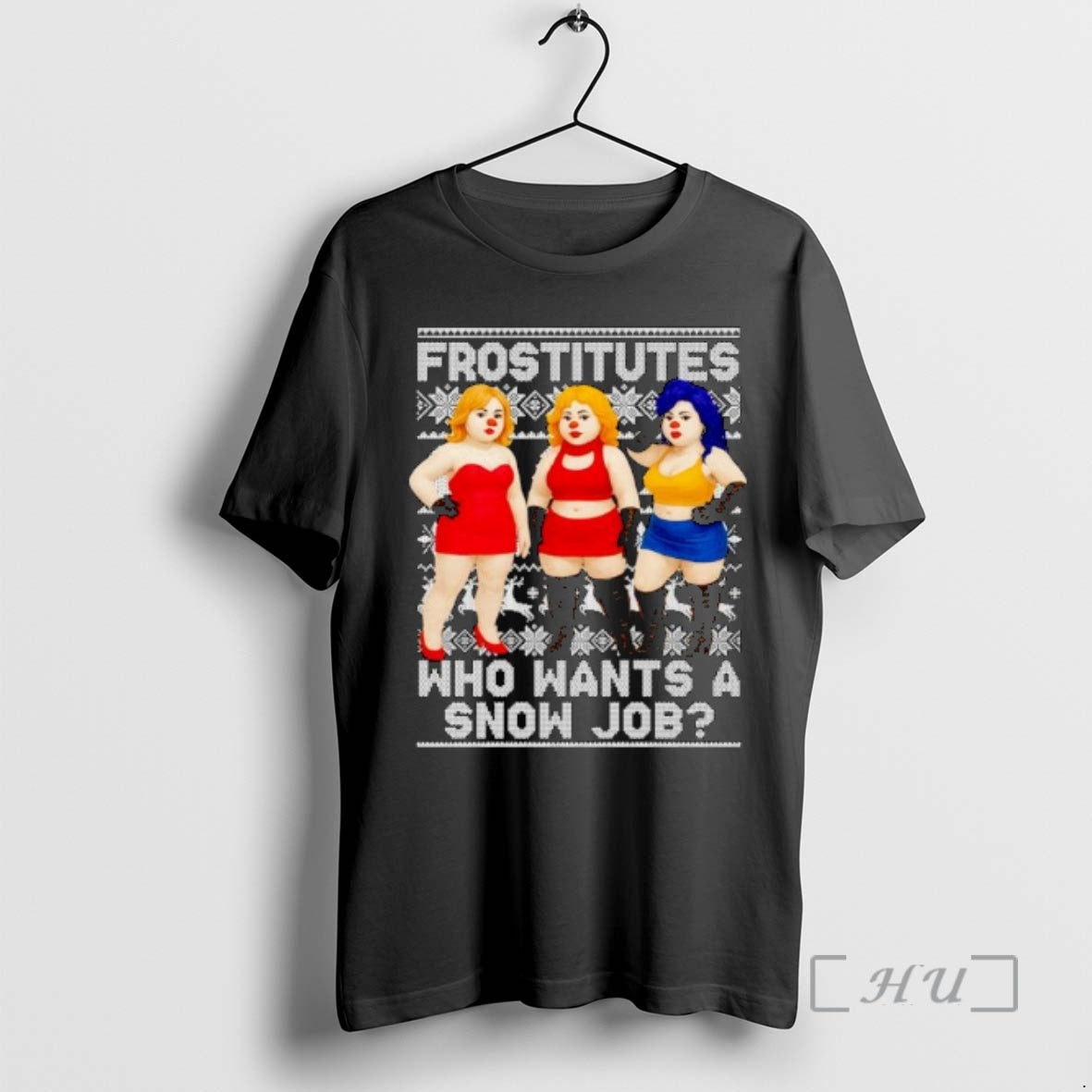 Officials Frostitutes Who Wants A Snow Job Ugly Christmas Ornaments T-Shirts, Hoodie, Sweatshirt | PopFlextees.com