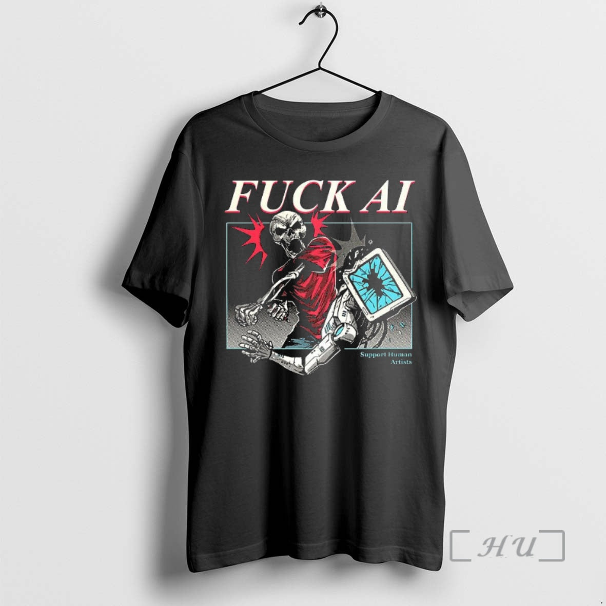 Officials Fuck Ai Support Human Artists Do Your Part Antiai T-Shirts, Hoodie, Sweatshirt | PopFlextees.com