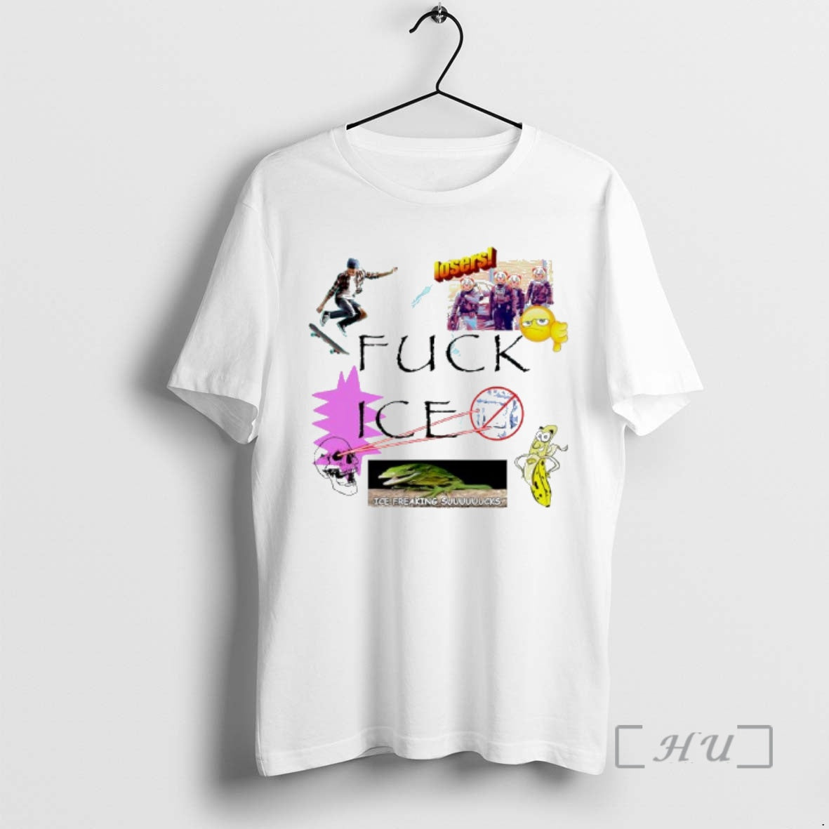 Officials Fuck Ice Ice Freaking Suuuuuucks Losers T-Shirts, Hoodie, Sweatshirt | PopFlextees.com