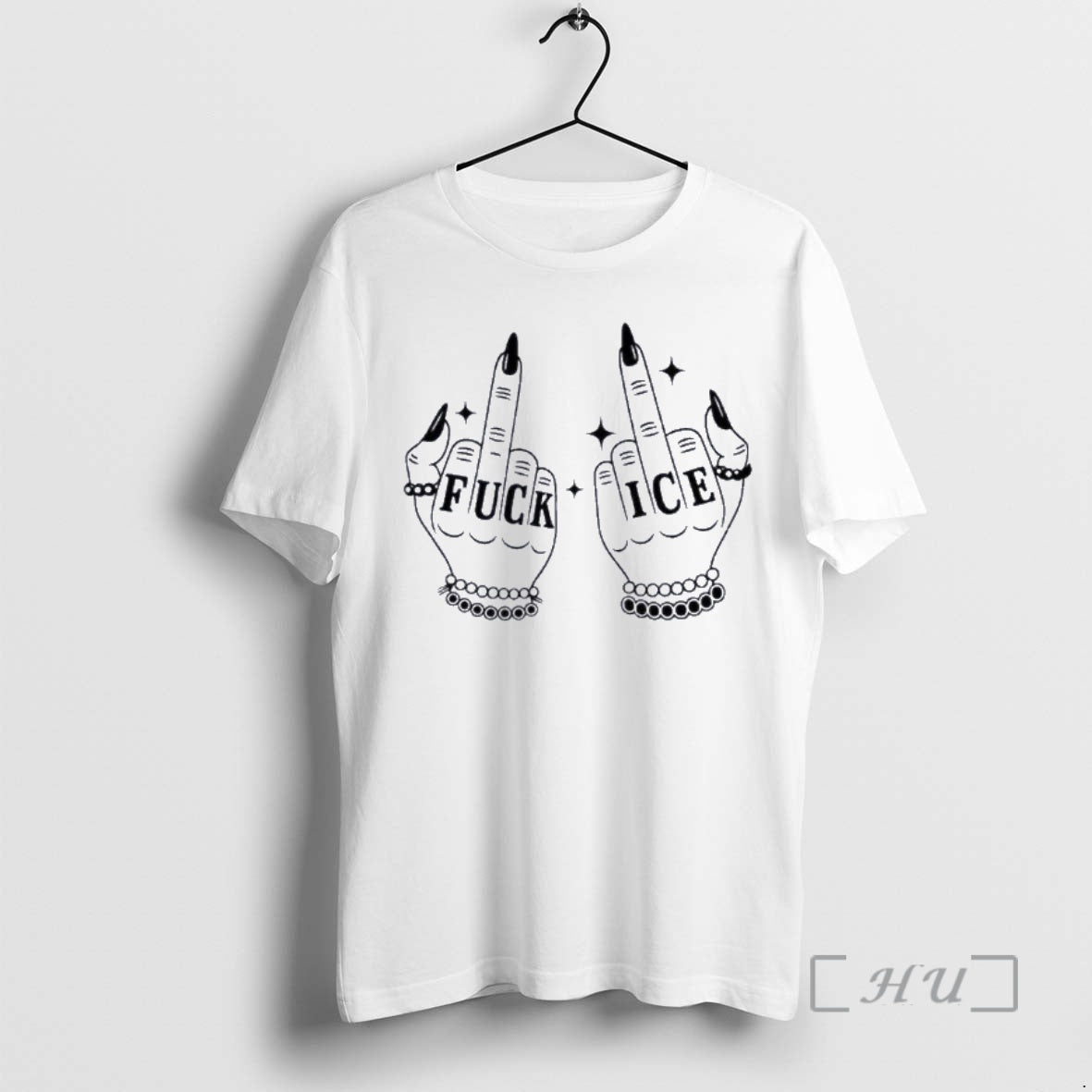 Officials Fuck Ice Middle Fingers T-Shirts, Hoodie, Sweatshirt | PopFlextees.com