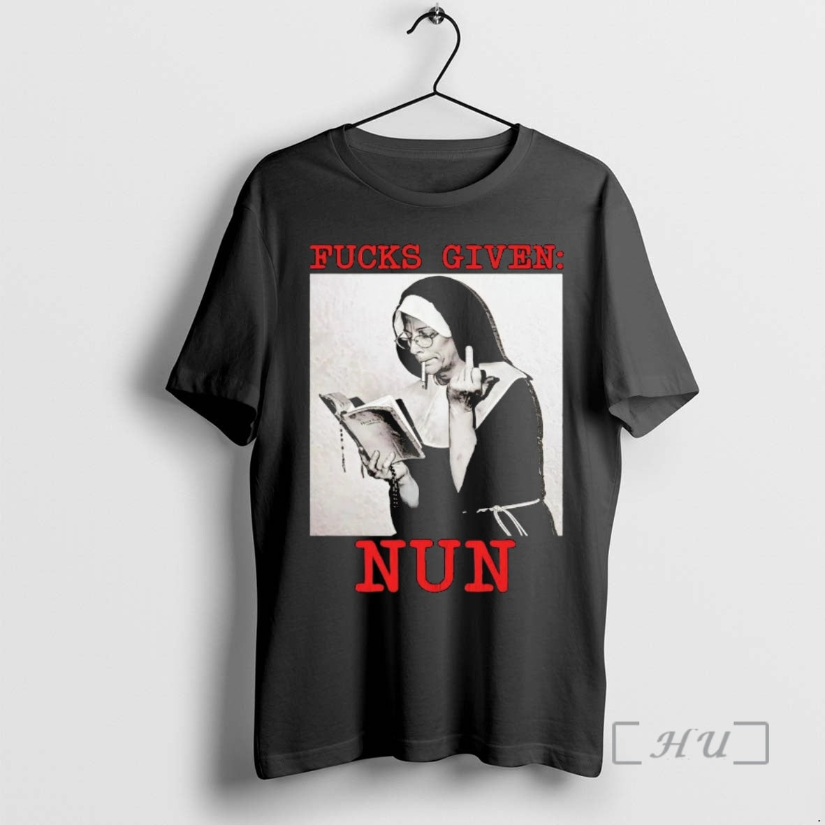 Officials Fucks Given Nun Middle Finger T-Shirts, Hoodie, Sweatshirt | PopFlextees.com