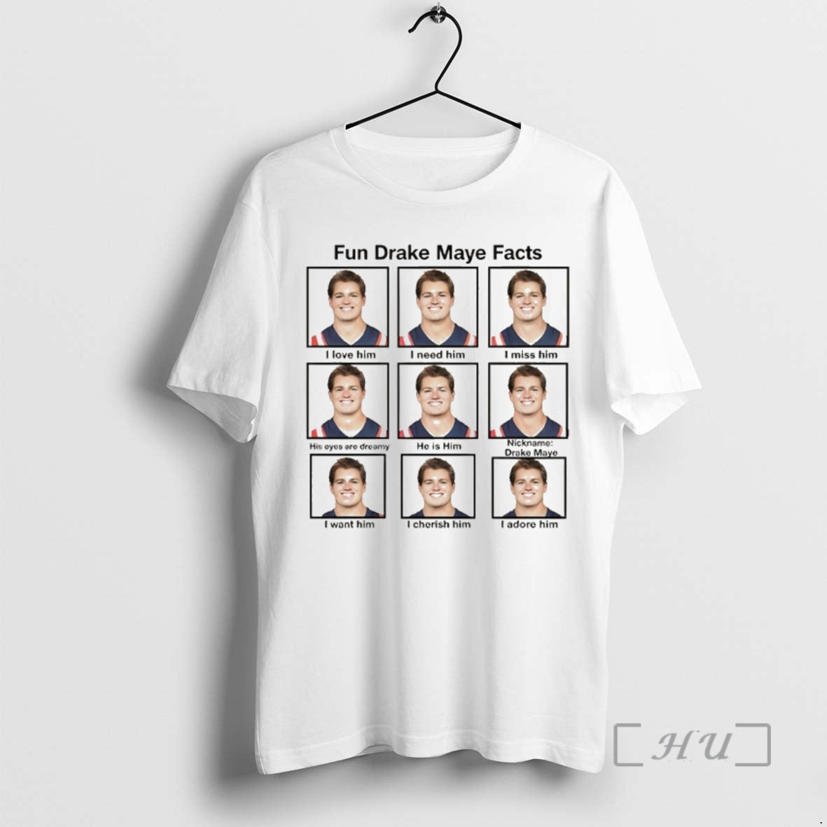 Officials Fun Drake Maye Facts He Is Him I Love Him Premium T Shirts Sweater Hoodie, Sweatshirt | PopFlextees.com