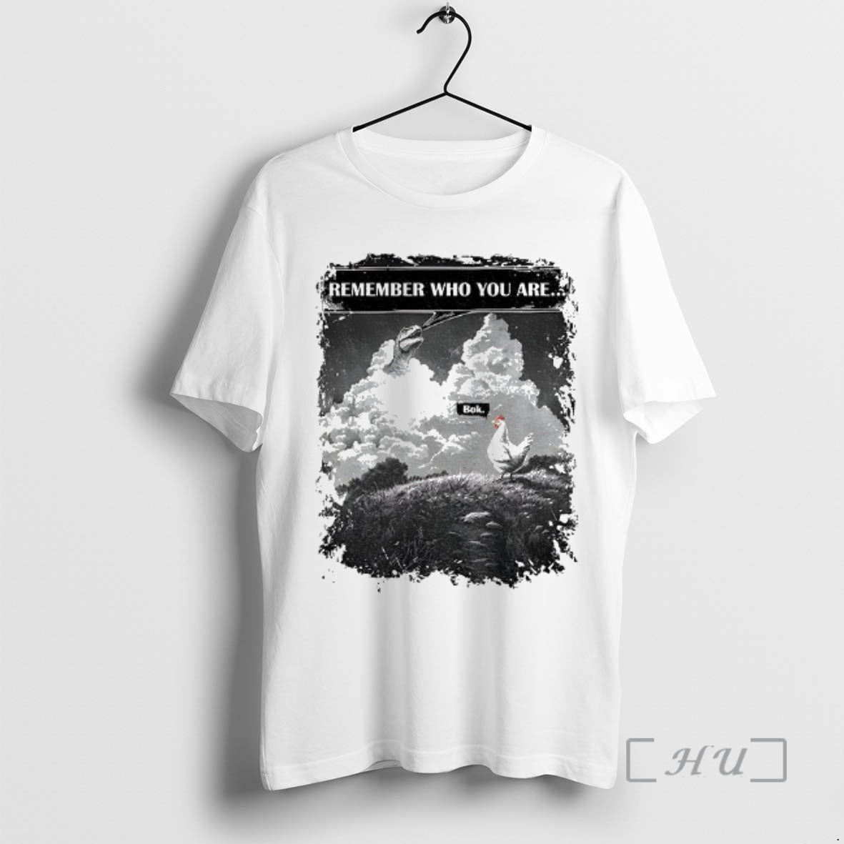Officials Funny Evolution Joke Bok Chicken Remember Who You Are T-Shirts, Hoodie, Sweatshirt | PopFlextees.com