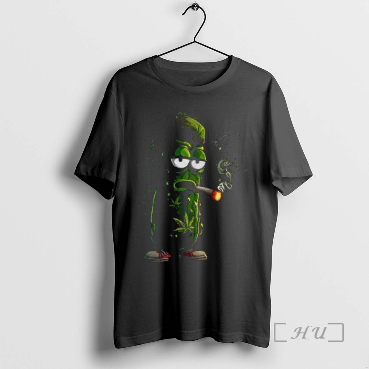 Officials Funny Smoked Out Pickle 420 Streetwear T-Shirts, Hoodie, Sweatshirt | PopFlextees.com