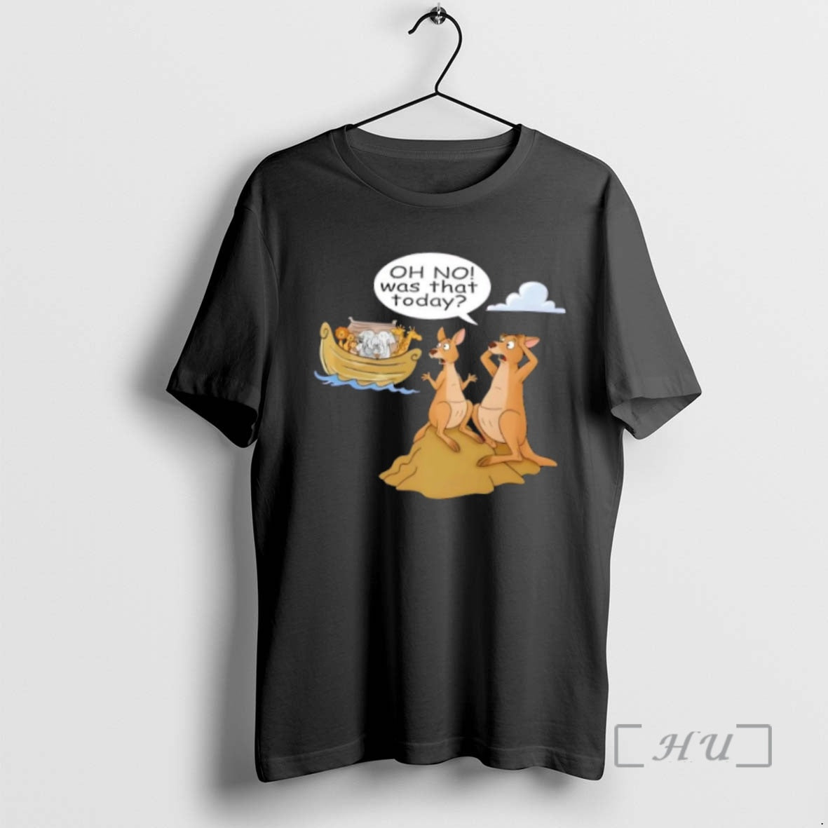 Officials Funny Kangaroo Noahs Ark Missed It T-Shirts, Hoodie, Sweatshirt | PopFlextees.com