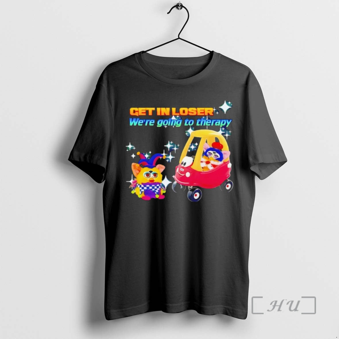 Officials Furby Get In Loser Were Going To The Therapy T-Shirts, Hoodie, Sweatshirt | PopFlextees.com