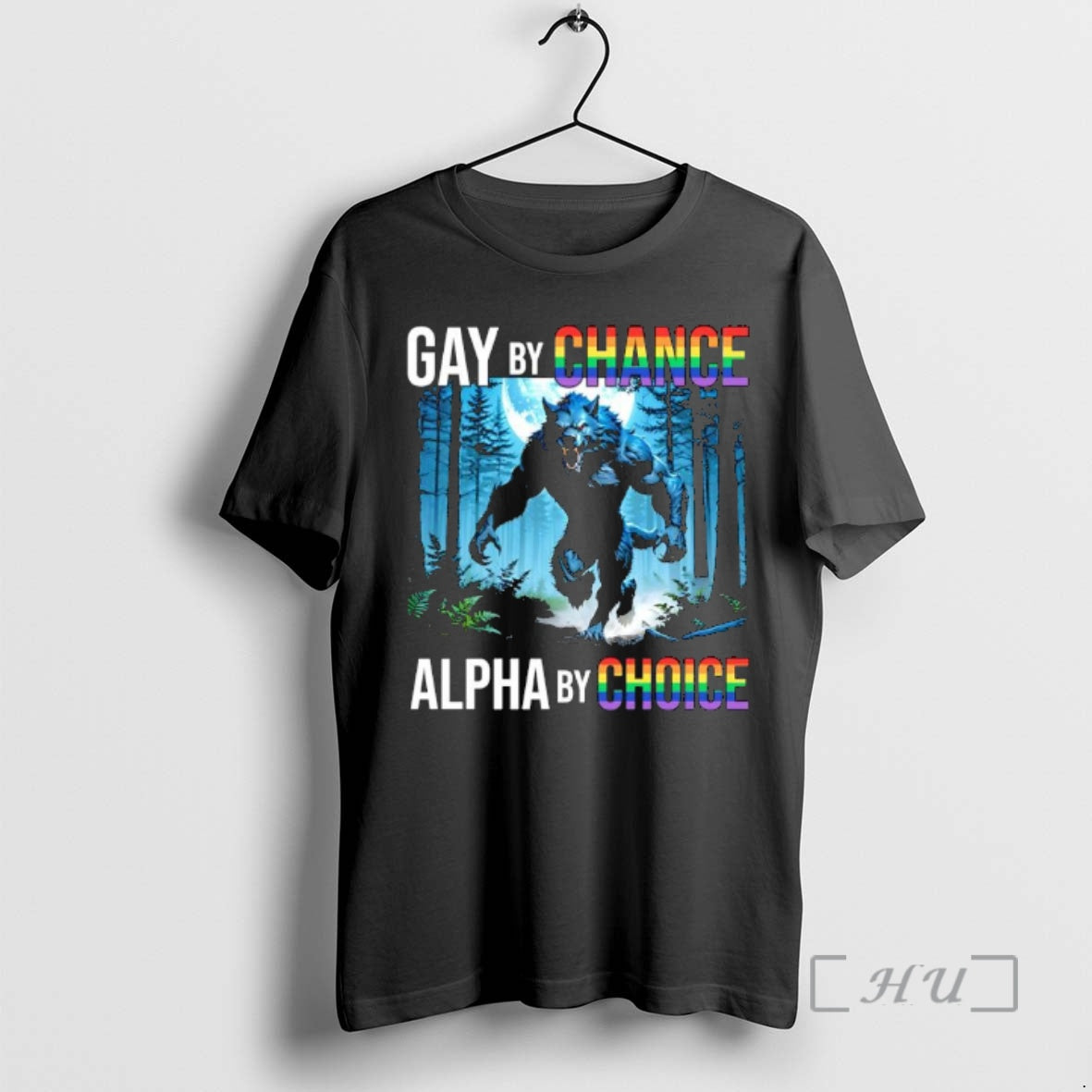 Officials Gay By Chance Alpha Choice Funny Meme Wolf Lgbt T-Shirts, Hoodie, Sweatshirt | PopFlextees.com