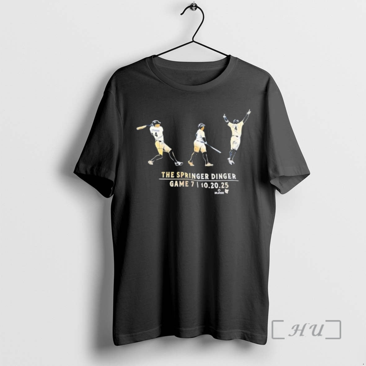 Officials George Springer The Game 7 Dinger Graphic T-Shirts, Hoodie, Sweatshirt | PopFlextees.com