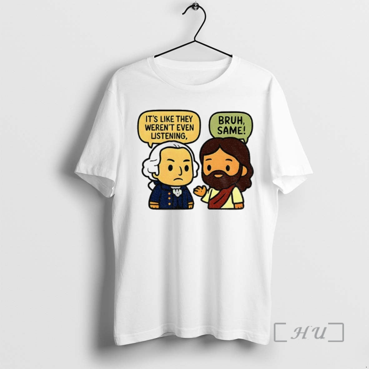 Officials George Washington Vs Jesus Its Like They Werent Even Listening Premium T Shirts Sweater Hoodie, Sweatshirt