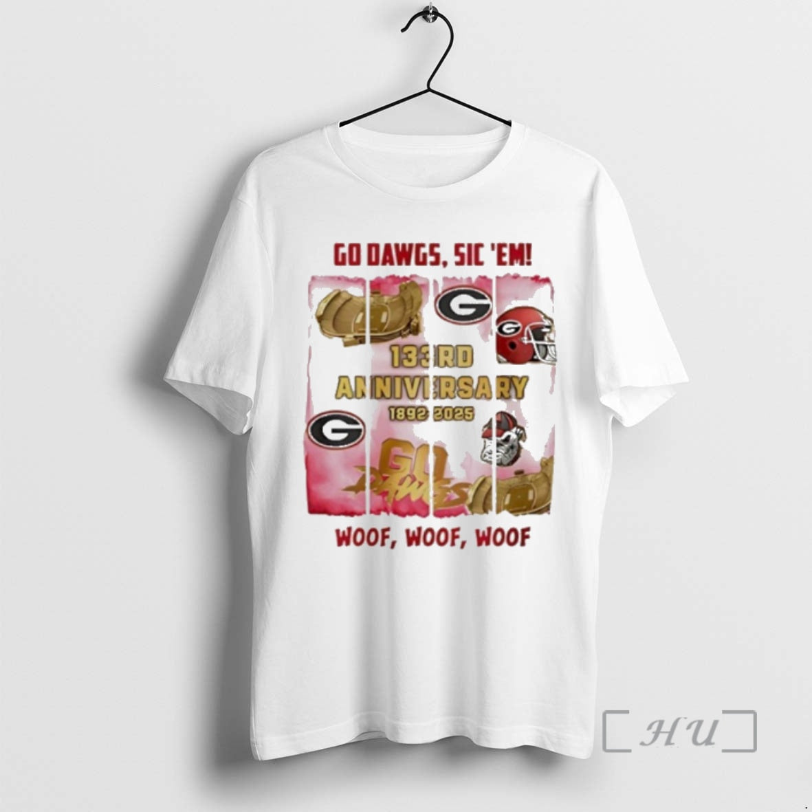 Officials Georgia Bulldogs 133rd Anniversary Go Dawgs Sic Em T-Shirts, Hoodie, Sweatshirt | PopFlextees.com