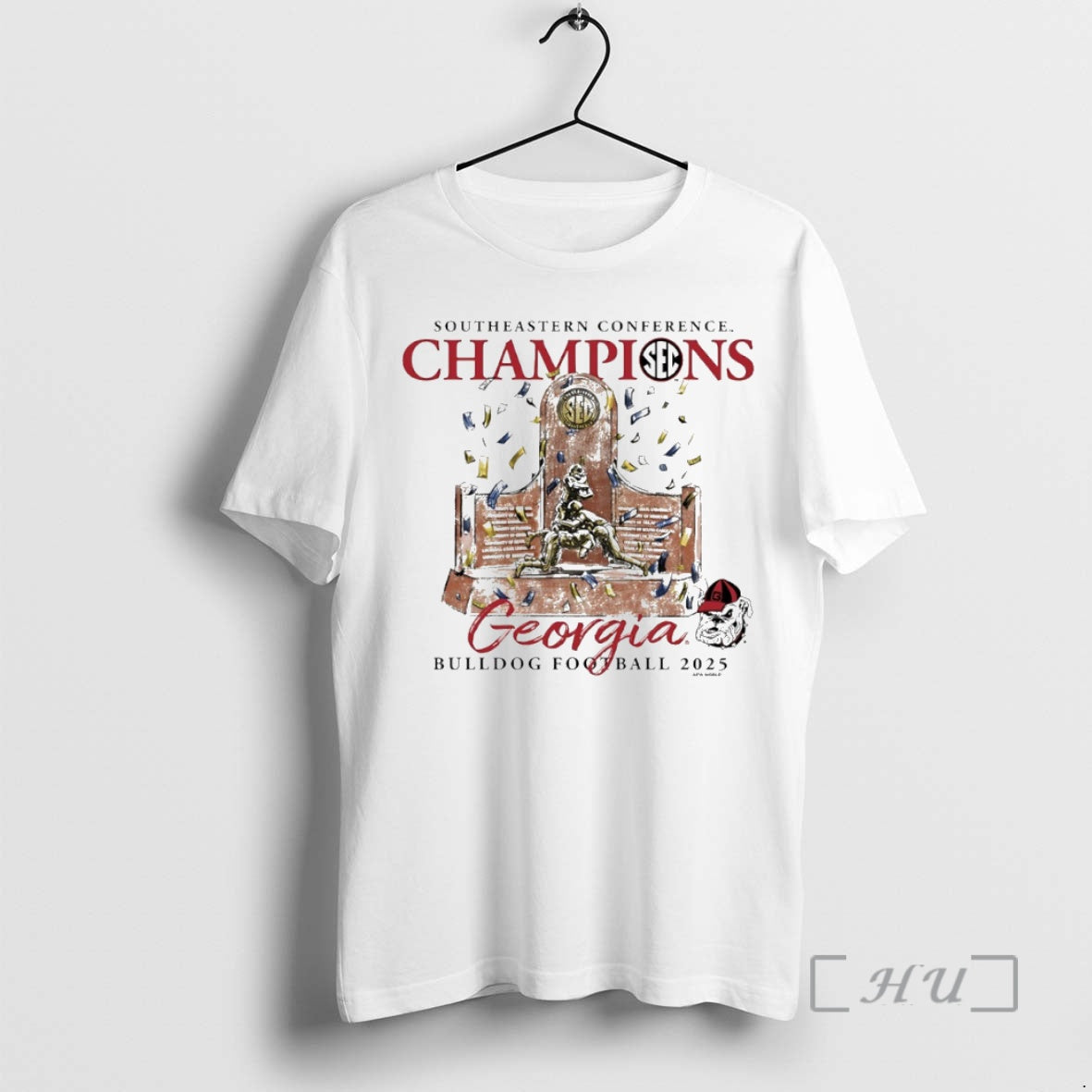 Officials Georgia Bulldogs 2025 Sec Football Champions Trophy Circle T-Shirts, Hoodie, Sweatshirt | PopFlextees.com