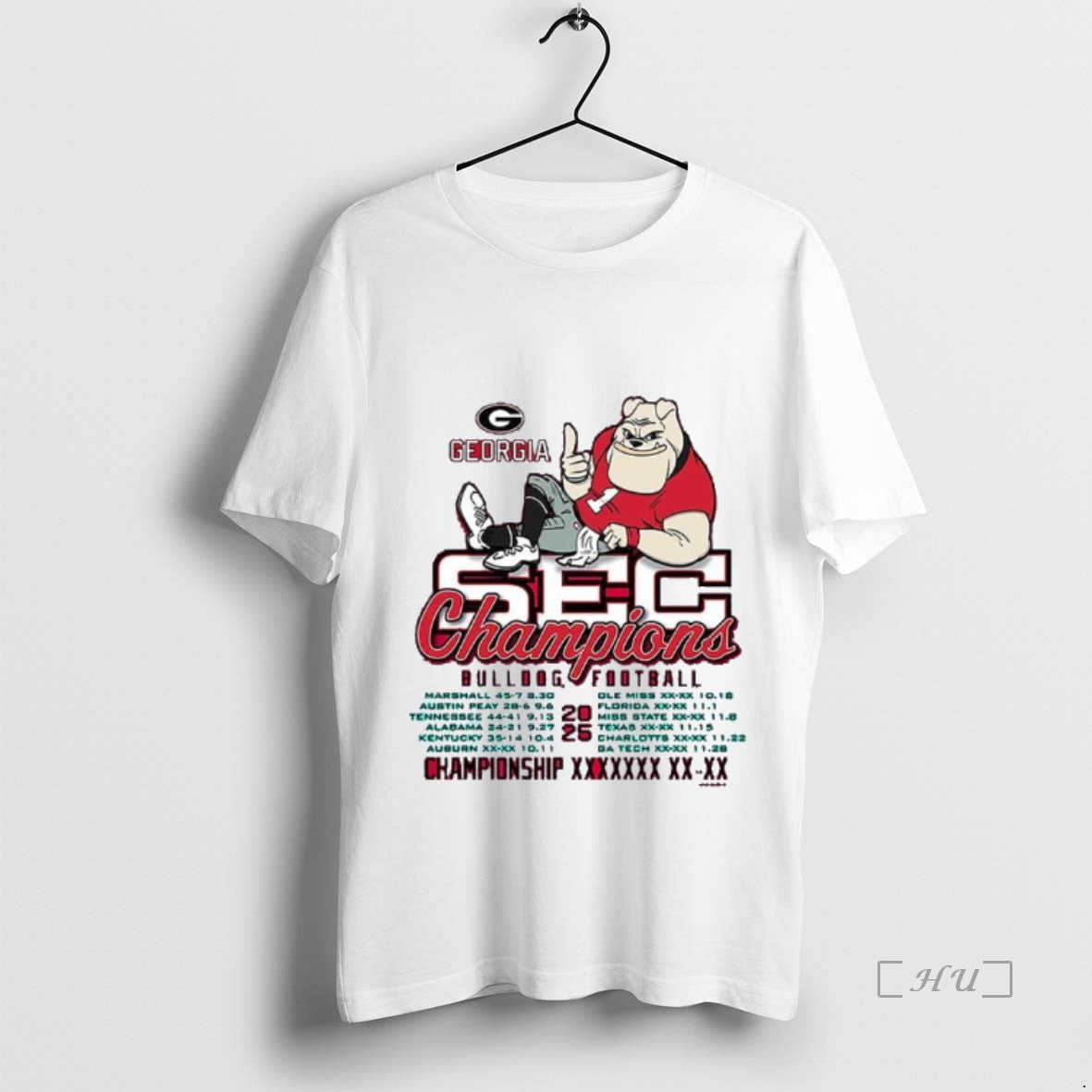 Officials Georgia Bulldogs 2025 Sec Football Conference Champions Recap T-Shirts, Hoodie, Sweatshirt | PopFlextees.com