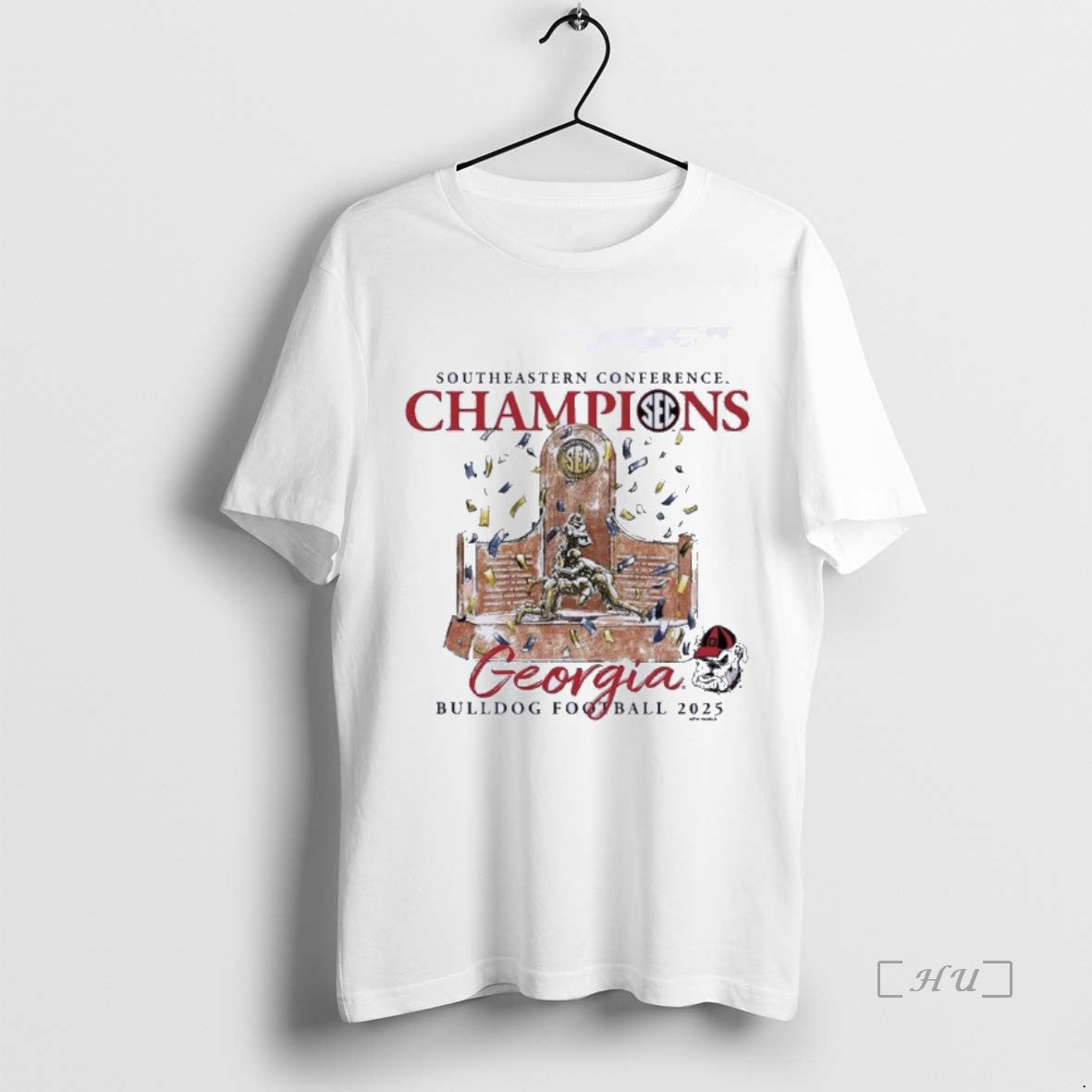 Officials Georgia Bulldogs 2025 Sec Football Conference Champions Trophy T-Shirts, Hoodie, Sweatshirt | PopFlextees.com