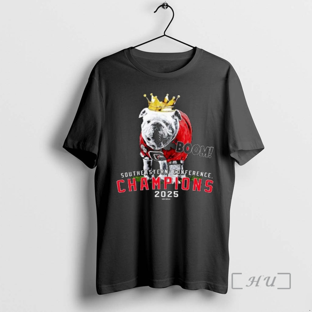 Officials Georgia Bulldogs 2025 Sec Southeastern Conference Champions Mascot Ornaments T-Shirts, Hoodie, Sweatshirt