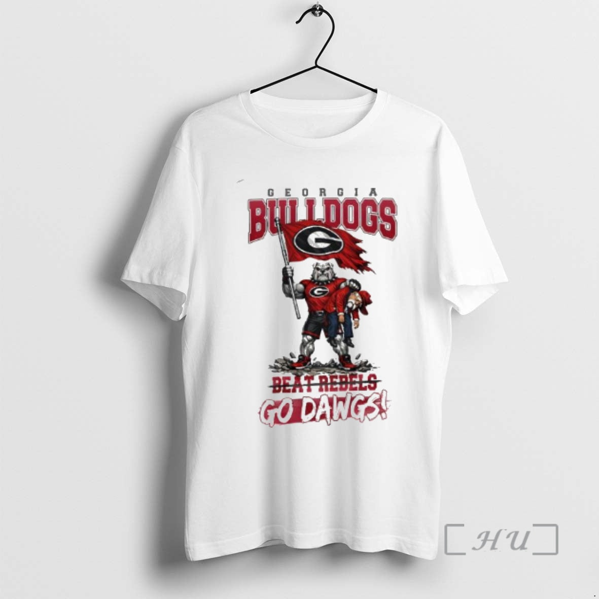 Officials Georgia Bulldogs Beat Rebels Go Dawgs Mascot T-Shirts, Hoodie, Sweatshirt | PopFlextees.com