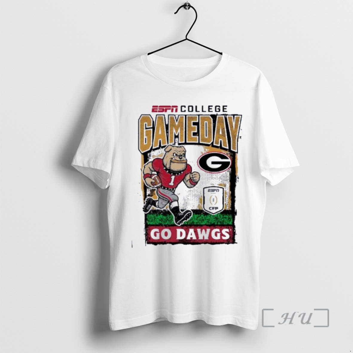 Officials Georgia Bulldogs Cfp Gameday 1st Round Mascot Go Dawgs T-Shirts, Hoodie, Sweatshirt | PopFlextees.com