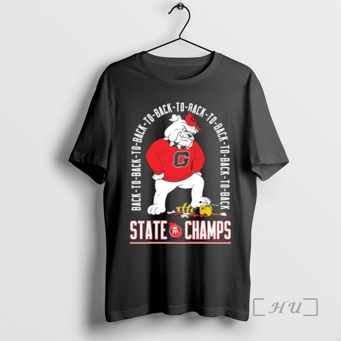 Officials Georgia Bulldogs Eight Time State Champions T-Shirts, Hoodie, Sweatshirt | PopFlextees.com
