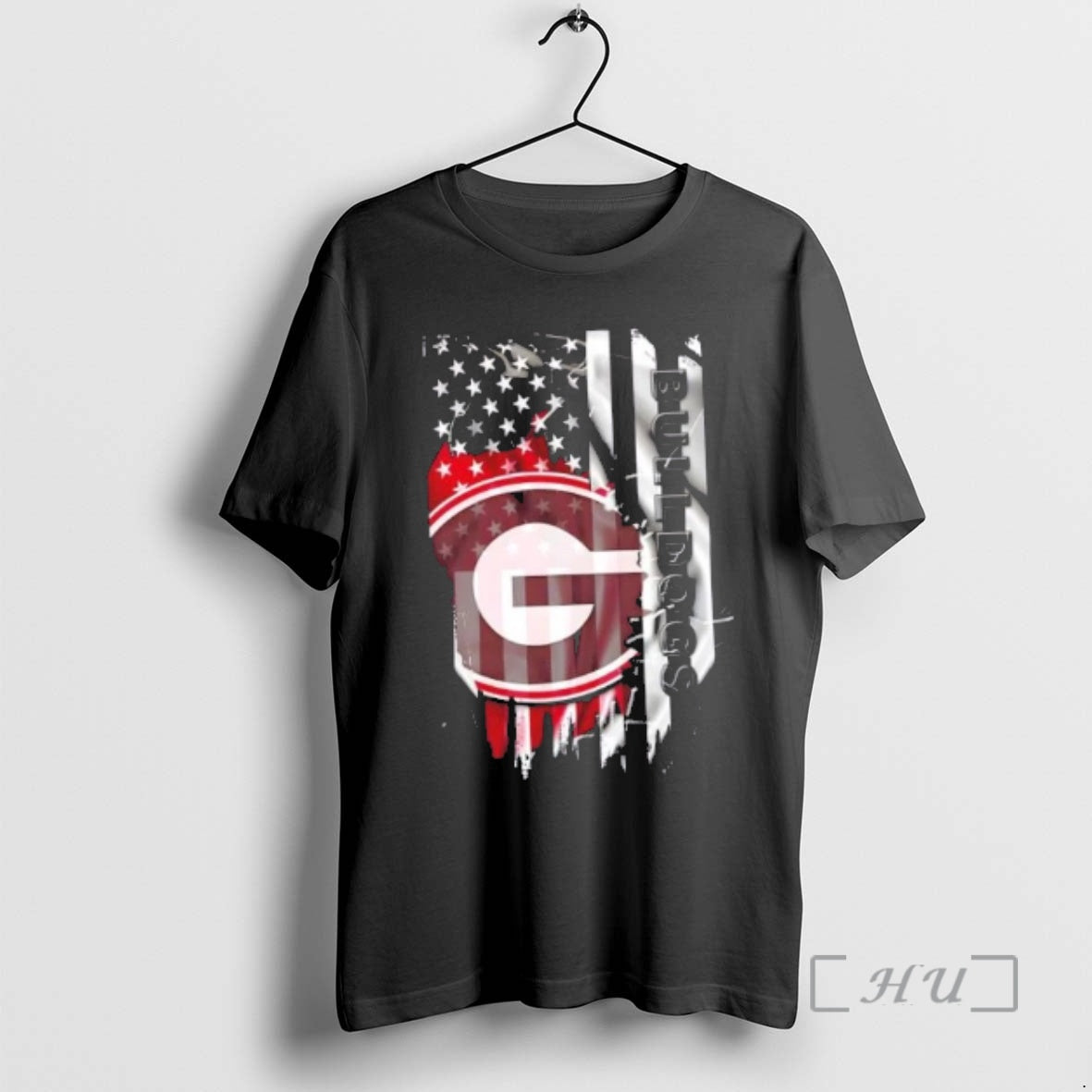 Officials Georgia Bulldogs Football X American Flag T-Shirts, Hoodie, Sweatshirt | PopFlextees.com