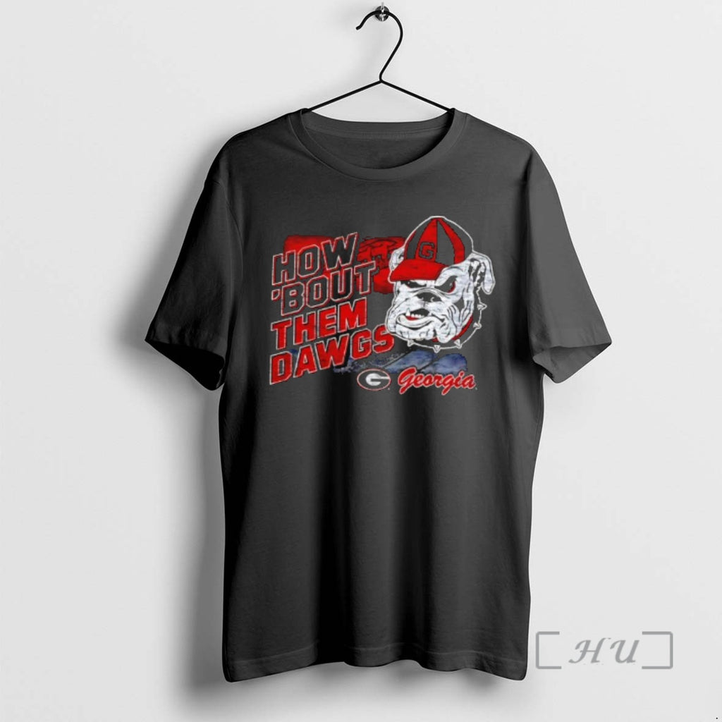 Officials Georgia Bulldogs How Bout Them Dawgs Retro T-Shirts, Hoodie, Sweatshirt | PopFlextees.com
